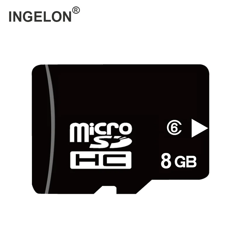 Ingelon microSD 8gb Memory Card micro SDHC C6 TF Card Dropshipping Wholesale price Mobible phone Black Card Free Shipping (1)