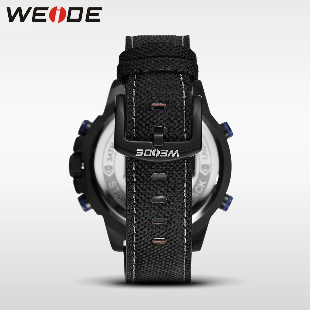 WEIDE оригинальные нейлоновые часы мужские брендовые Роскошные спортивные