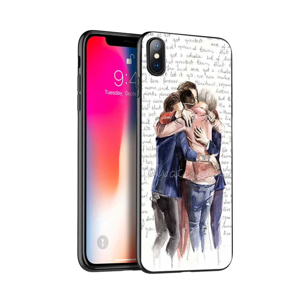 Черный чехол из ТПУ для iphone 5 5s SE 2020 6 6s 7 8 plus x 10 силиконовый XR XS 11 pro Max Niall Horan One