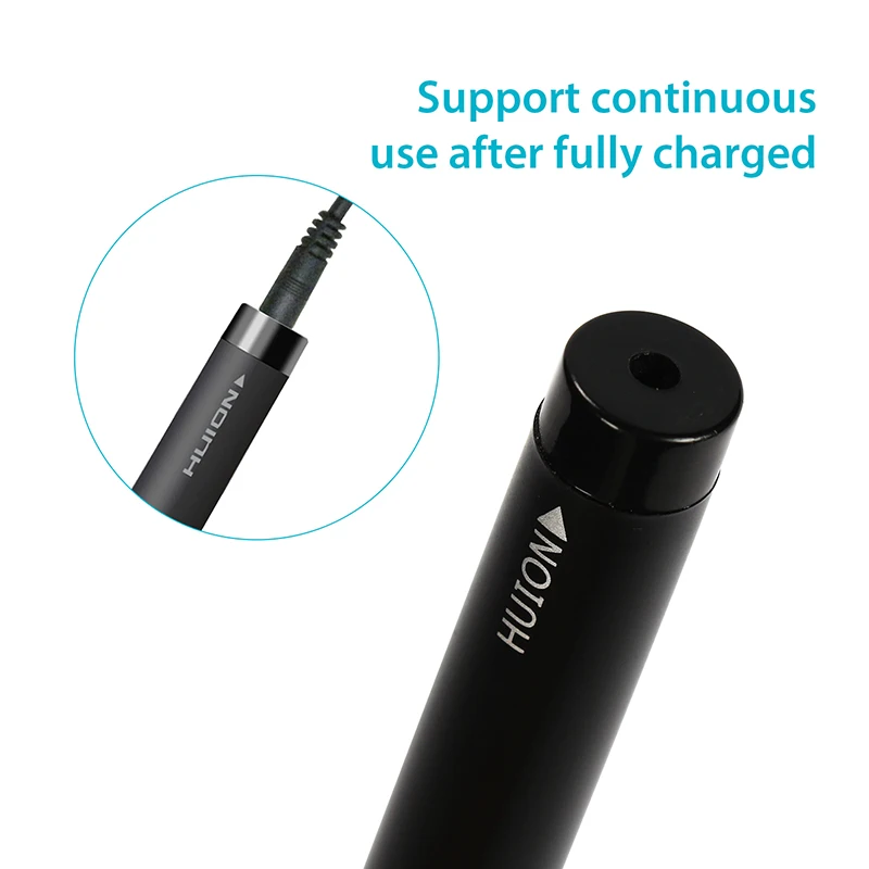 HUION PEN80 Graphic Tablets Pen Digital Pen Rechargeable Pen Black--P80 - Image 3