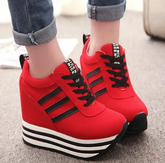 2017 Hot sale New Fashion High Heel Platform Shoes Wedges Single Women s Casual Shoes Sb