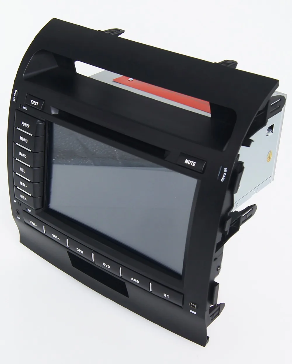 Discount 8" HD 1024*600 Quad Core Android 6.0 Car DVD Radio GPS Navigation Player for Toyota Land Cruiser 2008 2009 2010 DVR TPMS BT WIFI 2