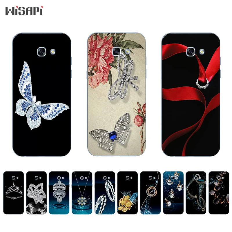 

for Samsung Galaxy A7 2017 TPU Phone Case for A320 A520 A720 Shell Transparent for A3 A5 (2017) Back Cover Luxury Pattern