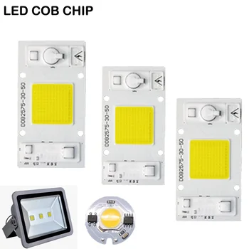 

High Power COB LED Lamp Chip 220V Smart IC No Driver COB LED Diode LED Bulb Flood Light Spotlight 3W 5W 7W 9W 20W 30W 50W