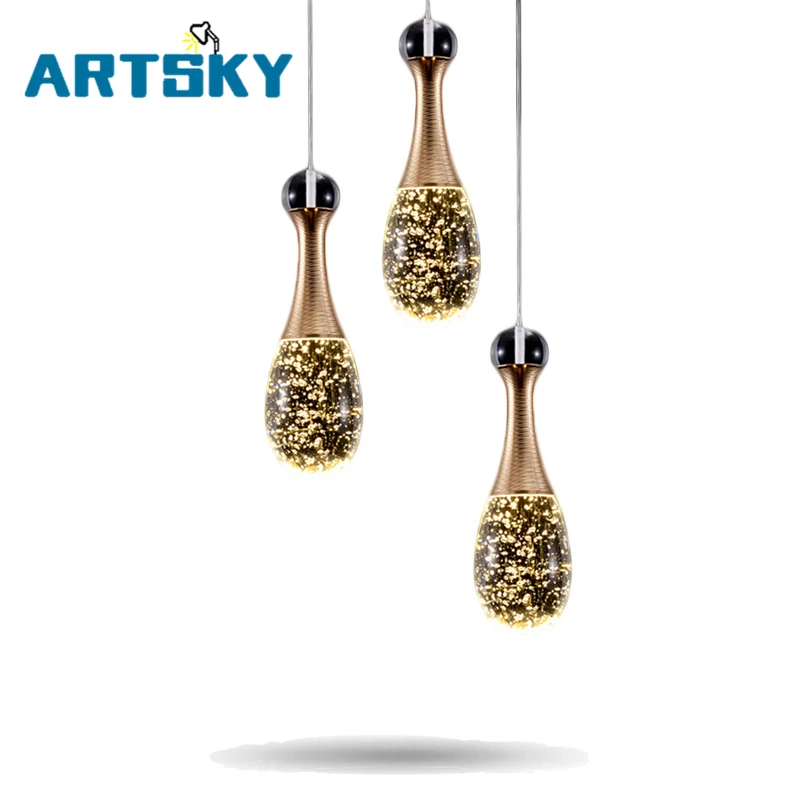 

Luxury Crystal Simple Transparent Crystal Pendant Light Lamp Creative Personality American Style Lamp for the Living Room