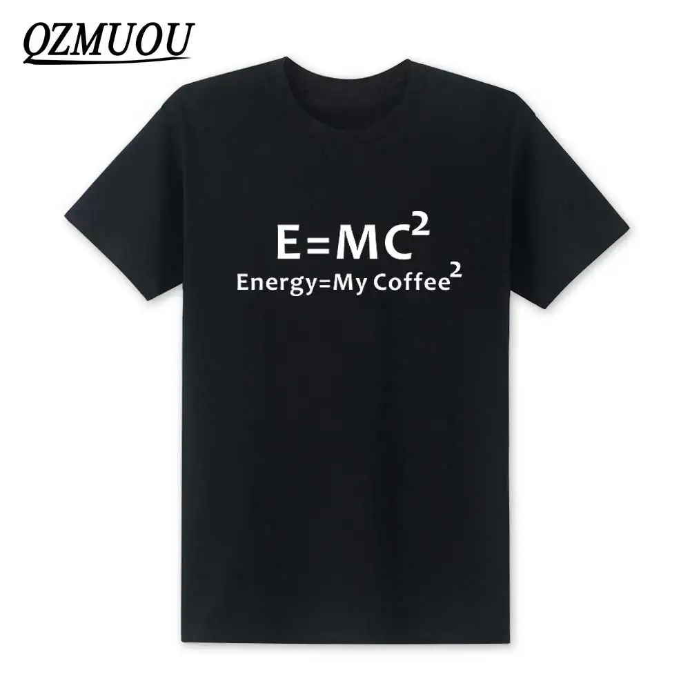 

2019 New Math Equations Energy Equal My Coffee Men T Shirt Be Rational Get Real Nerdy Geek Pi Nerd T-shirt Funny Brand Top Tees