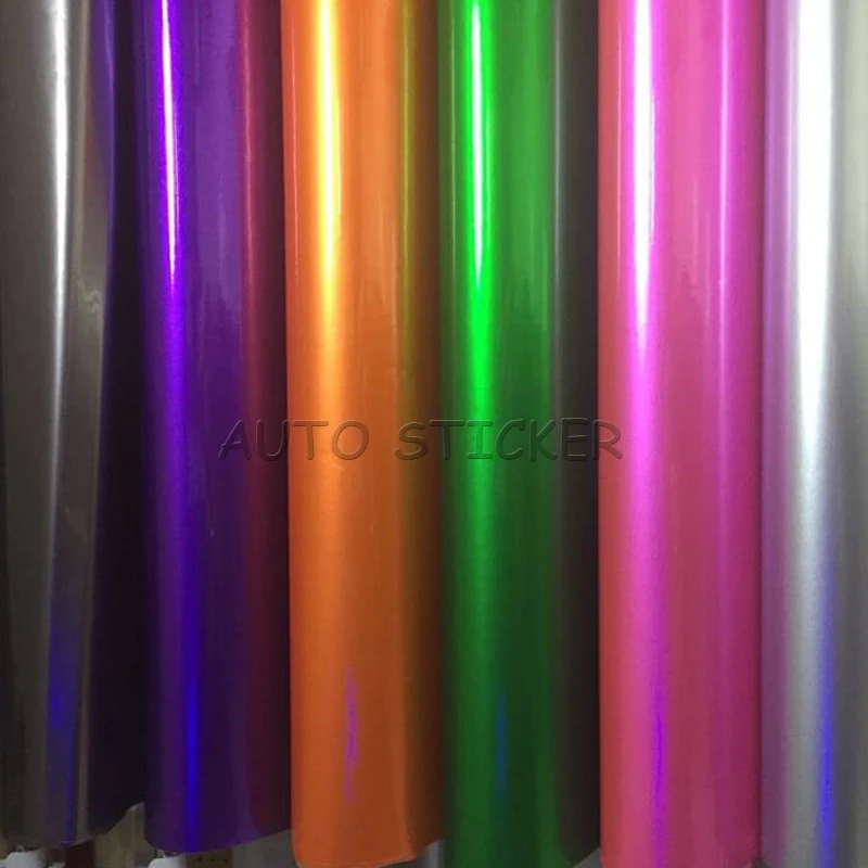 chrome film sticker