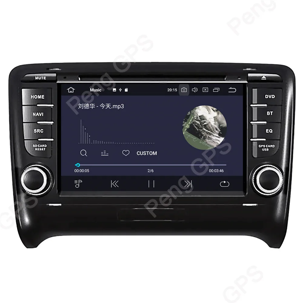 Best Car CD DVD Player Android 9.0 Car Radio for AUDI TT 2006-2014 GPS Navigation 8 Core 1024*600 IPS Screen 2Din Multimedia Headunit 9