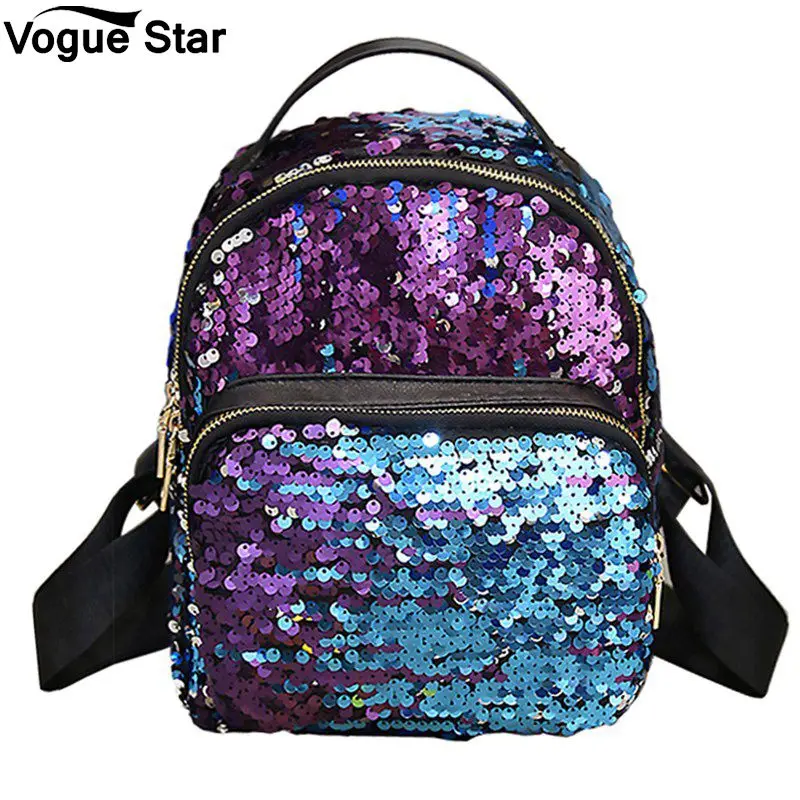 

Sequins Backpacks Teenager Girls PU mochila Bling Backpack mochila glitter Girls Travel Shoulder Bags School Bag sequin bags M7