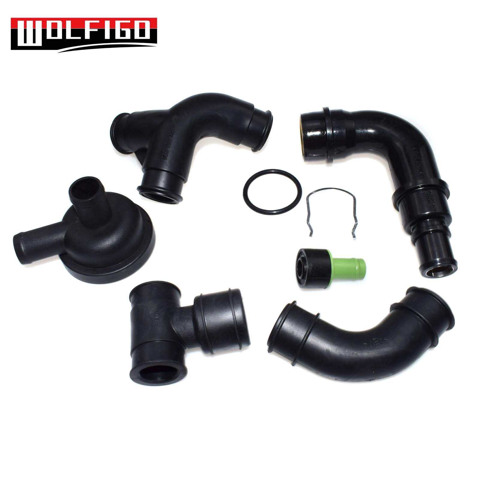 WOLFIGO двигатель картера Сапун шланг для VW Golf J-etta MK4 Audi A3 TT 1,8 T 06A103247, 035103245A, 06A103213F, 058133785B