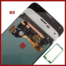 Сменный ЖК-дисплей SM-G900F для samsung Galaxy S5 G900 I9600 G900F AMOLED, сенсорный ЖК-экран, дигитайзер, домашняя кнопка