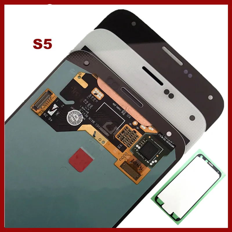 SM-G900F ЖК-дисплей для Samsung Galaxy S5 G900 I9600 G900F AMOLED LCD сенсорный экран в сборе дигитайзер