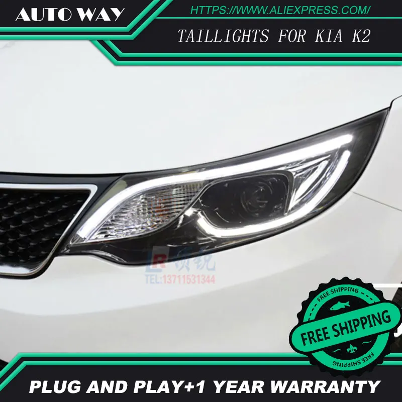 Free shipping ! Car styling LED HID Rio LED headlights Head Lamp case for KIA K2 2015 2016 Bi-Xenon Lens low beam Free shipping ! Car styling LED HID Rio LED headlights Head Lamp case for KIA K2 2015 2016 Bi-Xenon Lens low beam