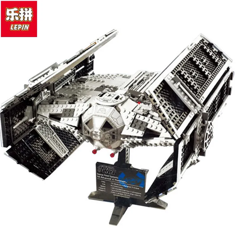 

Lepin 05055 Star Series Wars The Rogue One USC Vader TIE Advanced Fighter Set 10175 Building Blocks Bricks Educational Toys