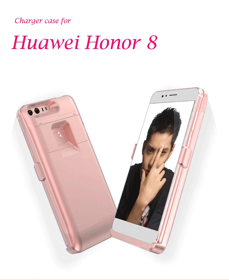 4000mAh Charger Case for Huawei Honor 8 Portable Ultra Thin Backshell Quick Power Case External Battery