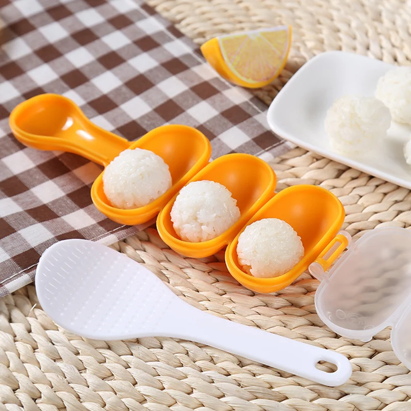 Useful Baby Rice Mold Roll Maker Hand Shaking Sushi Maker Kids Feeding Helper