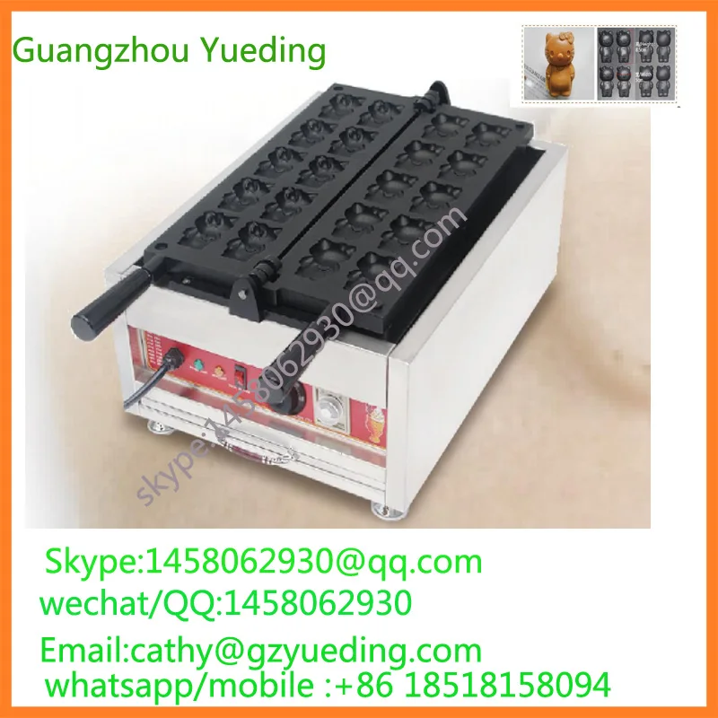 

China bakery equipment cartoon waffle making machine, waffle machine price