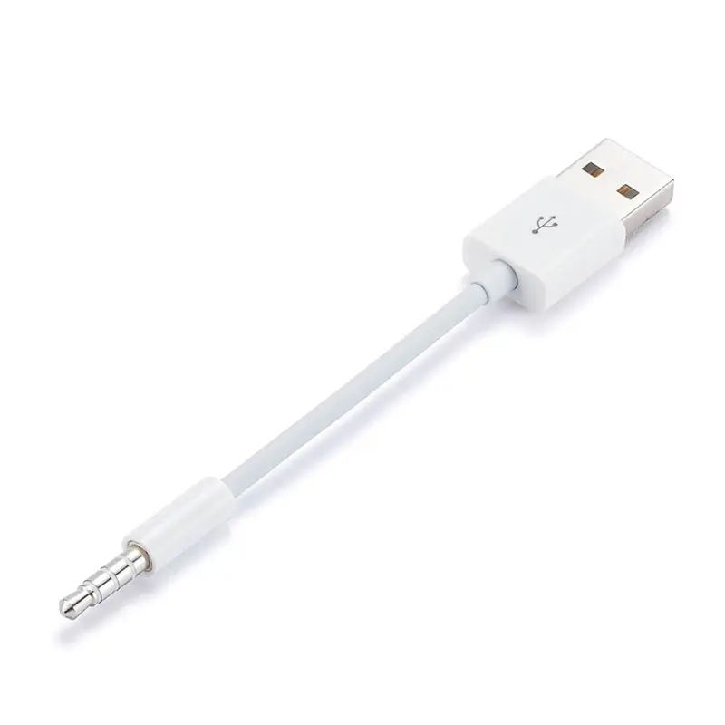 3,5 мм Jack AUX USB 2,0 Зарядное устройство для синхронизации данных аудио кабель-адаптер для Apple iPod Shuffle 3rd 4th 5th 6th gen MP3 MP4 шнур плеера