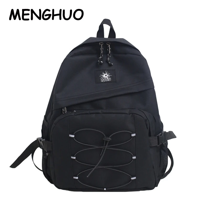 

Young Women Backpack New Fashion Student Bag Casual Travel Bag Dropshipping Menghuo Big Storage Capacity Oxford Backpack