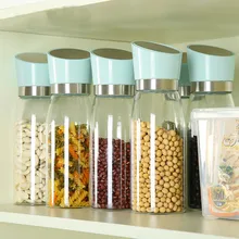 Кухня прозрачный сухофрукты цветы специи классификация печать хранения бутылки кофе бобы, орехи зерна конфеты хранения бутылочки