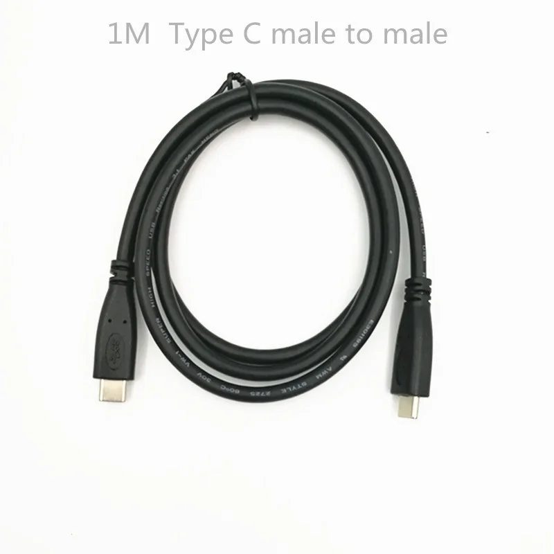 0.3-1m Type-C Male to Male Sync Charging Cable For New Macbook Chromebook Piexl Huawei Mate 10 Samsung S8