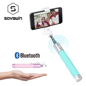 

Selfie Stick Bluetooth Mini Wireless Mirror Extendable Stick for Selfie Handheld Monopod Portable 360 Rotate for Iphone Android