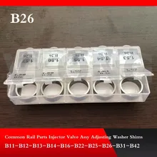 B26(19,5 мм/23,0 мм) инжектор Common Rail регулировки шайбы прокладки комплекты для ремонта прокладок B26 Размер: 50 шт./лот