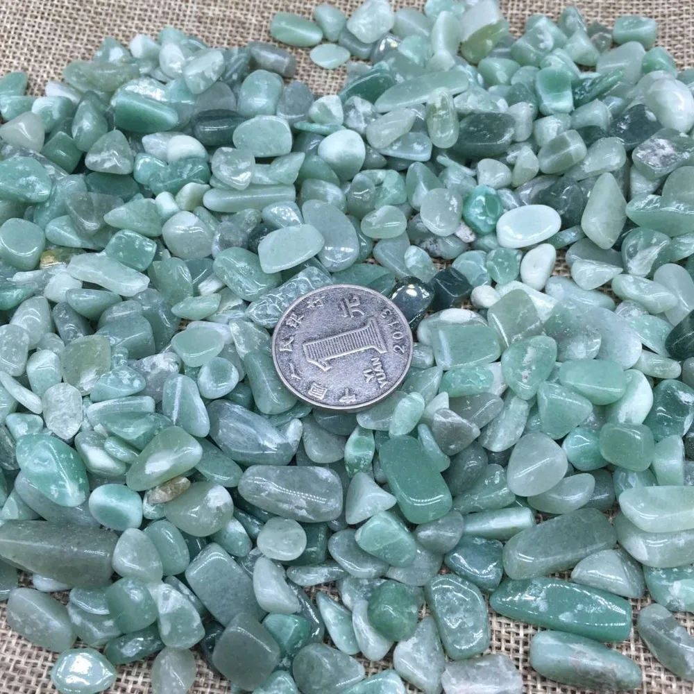 Wholesale Natural Aventurine jade Crystal Green Stones Rock Mineral