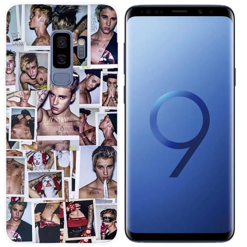 Fundas Silicone Phone Back Case For Samsung Galaxy S8 S9 S10 Plus lite Note 8 9 S6 S7 Edge S5 S4 Mini Cover justin bieber World