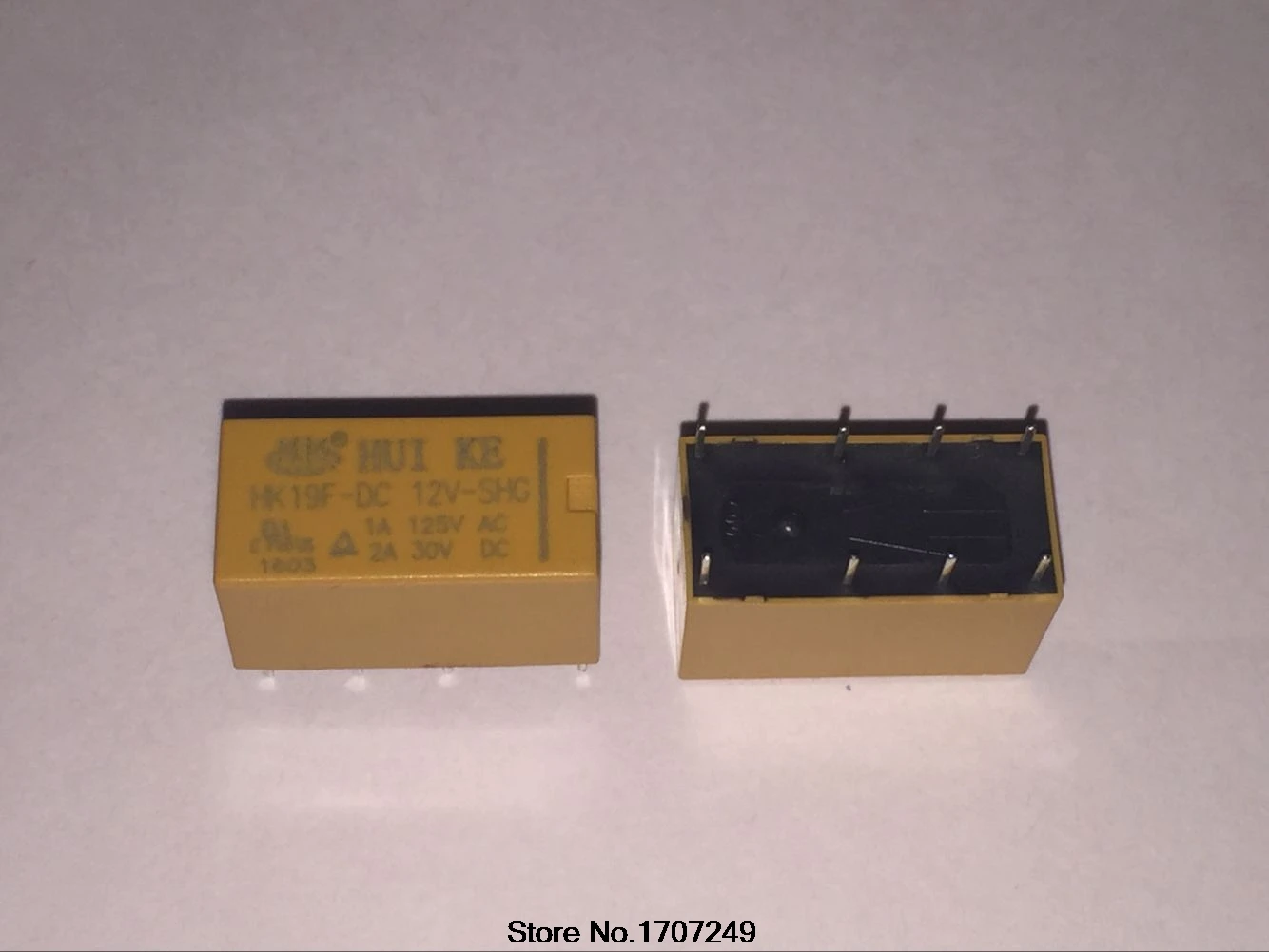 10 шт./лот для DC 12 В SHG катушка DPDT 8 Pin 2NO 2NC Мини реле питания PCB тип hui Ke HK19F Бесплатная