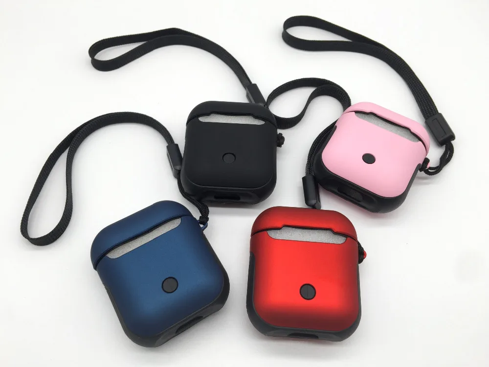 

VINSKY Simplify Airpod Earphone Protective case Bio-color Fashion matt feeling with string hand line