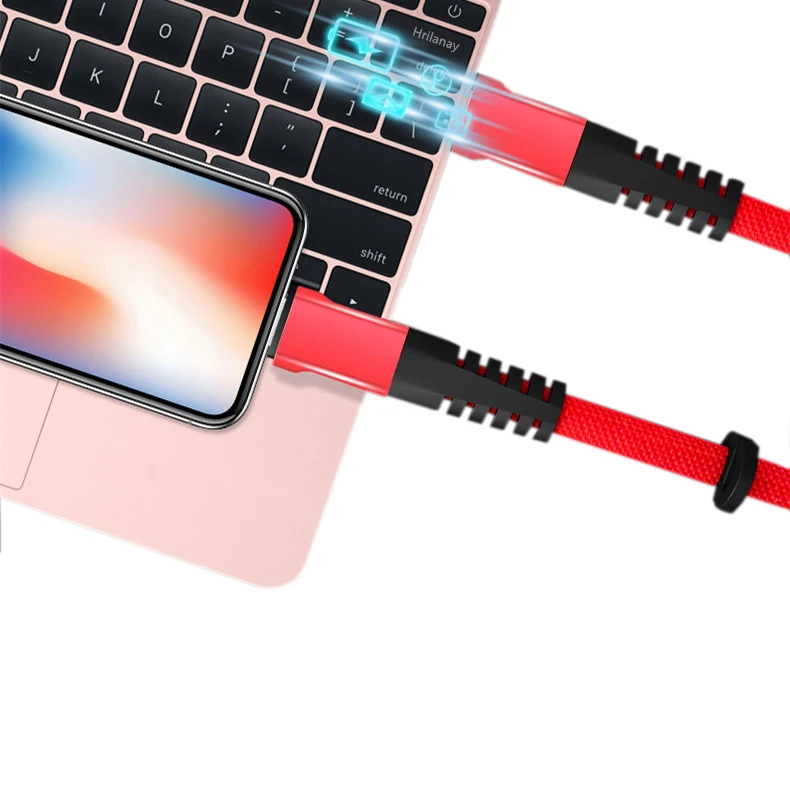 30 см портативный USB кабель Micro usb type C зарядное устройство 2.4A Зарядка для iPhone XS X XR 8 7 samsung S8 магнит Android телефонный кабель Шнур