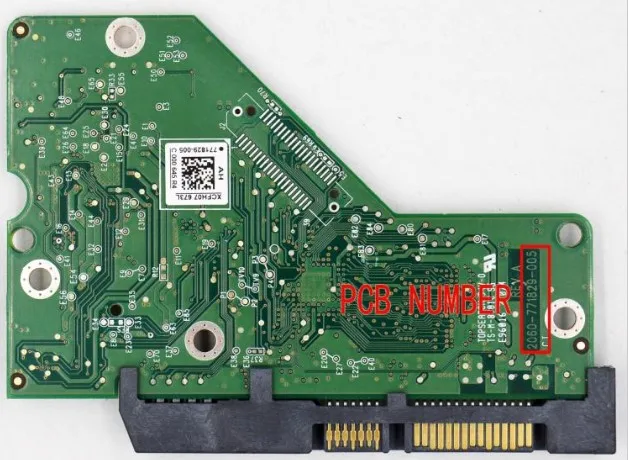 Placa de Circuito do Disco Rígido de Western Digital 2060771829005 Rev p1 2060-771829-005 - Imagem 2