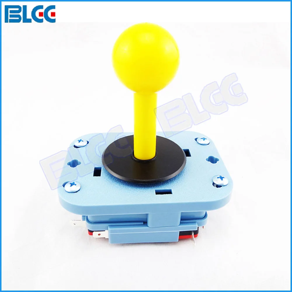 Yellow Rocker Stick Arcade Games Joystick with Microswitch for Coin