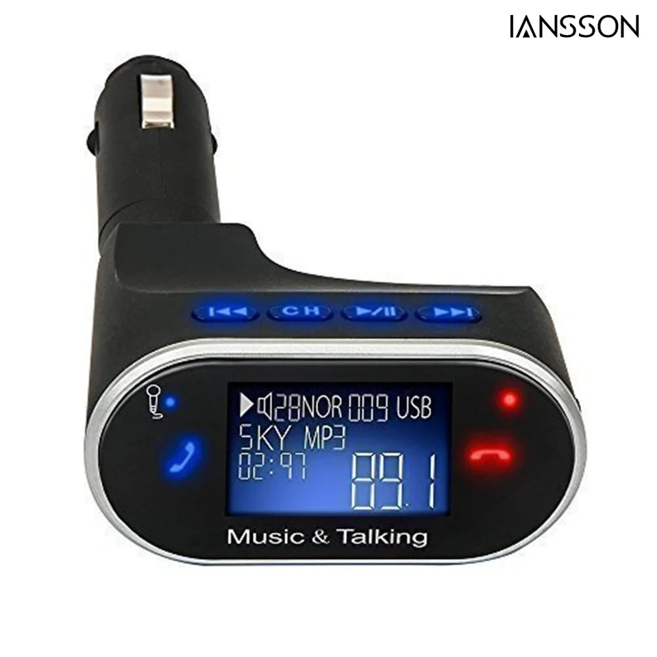 

New Car MP3 Player Bluetooth Handsfree kit Car AUX MP3 Player Support TF Card USB Drive BT630 Music Player