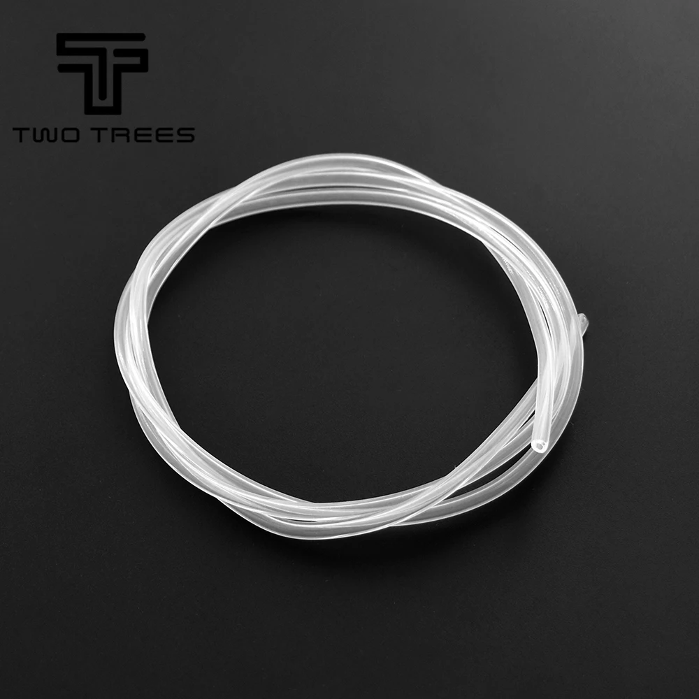 1 м PTFE трубка ID 2 мм OD 4 прозрачная J head hotend RepRap Rostock Bowden горло экструдера для нити 75 3d