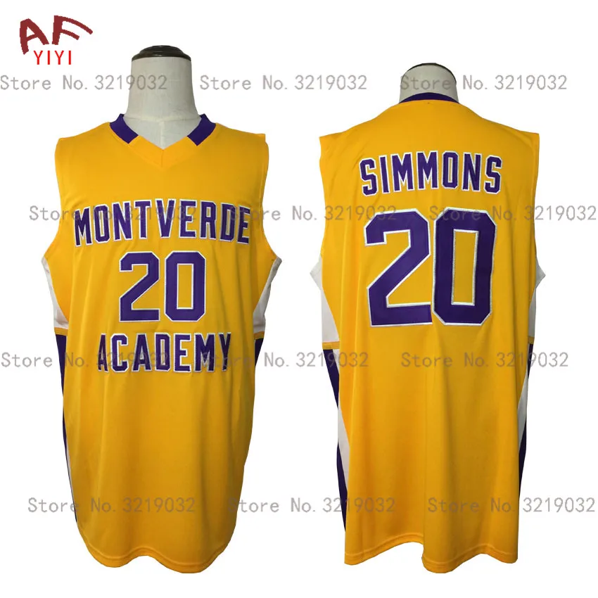 AIFEIYIYI Mens Cheap Throwback Basketball Jersey Ben Simmons 20