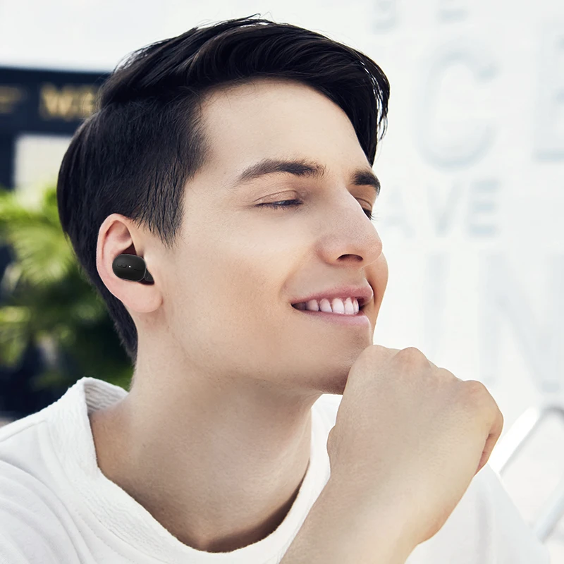 2018 QCY MINI1 наушники вкладыши Bluetooth True беспроводная гарнитура Стерео шумоподавление