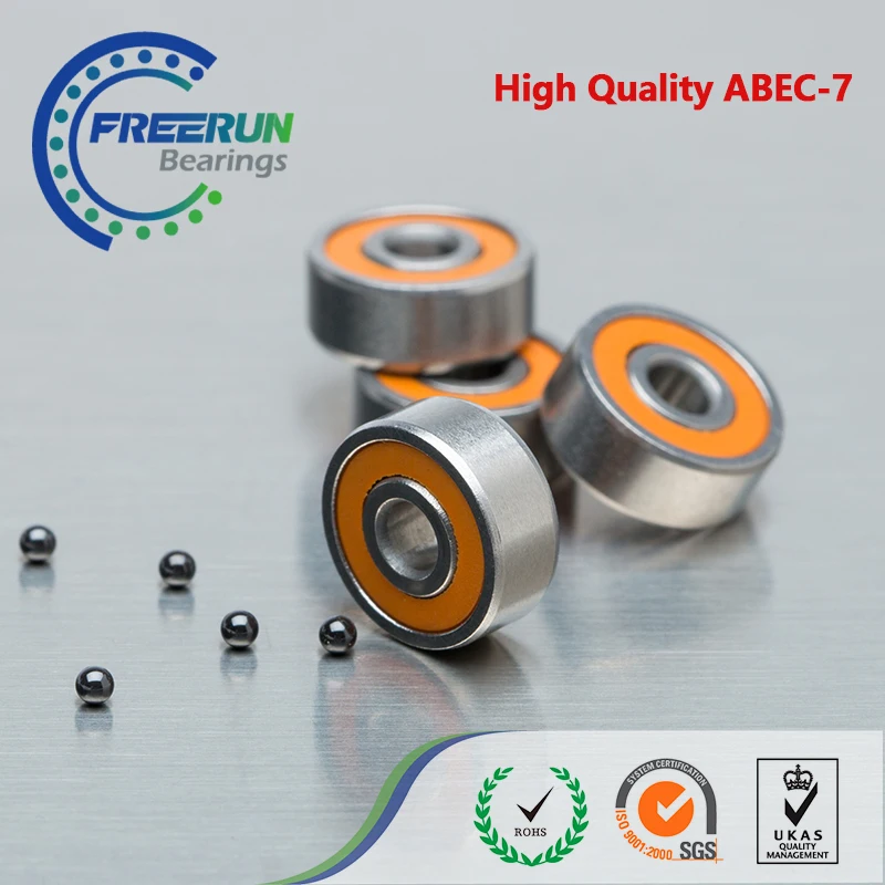 

ABEC 7 4pcs 3x10x4 Hybrid Stainless Steel ceramic balls Lube Dry Fishing Reel Bearing SMR103C 2OS