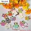 30/50pcs/package Wholesale Mix Styles Random Send Cartoon Flatback Wooden Buttons For Craft DIY Scrapbooking Sewing Crafts L-1 4