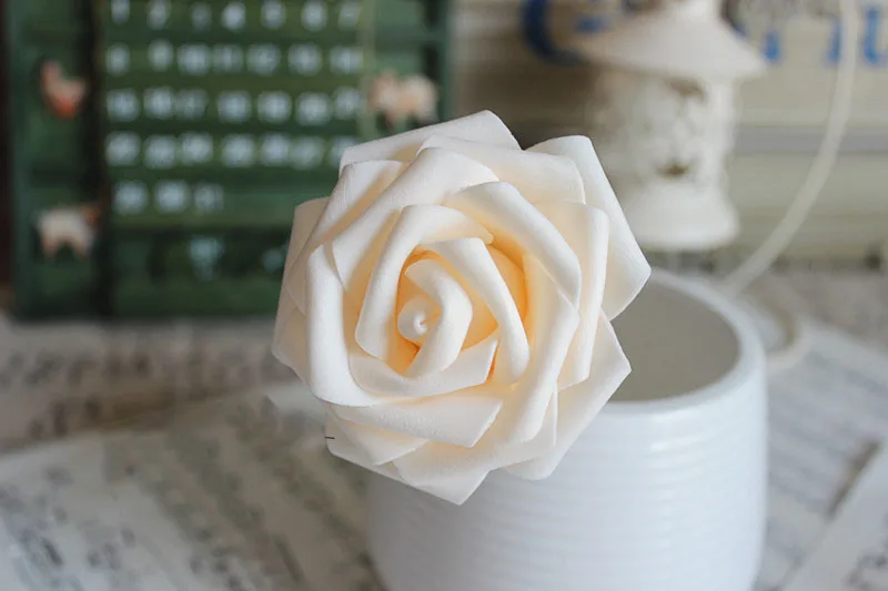 YO CHO 7 голов 8 см искусственные цветы розовые розы Искусственные Розы Розовые Свадебные невесты Букет украшение для дома DIY принадлежности реквизит цветы