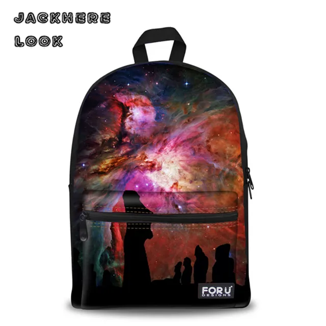 jackherelook back to school galaxy design shoulder bag cool