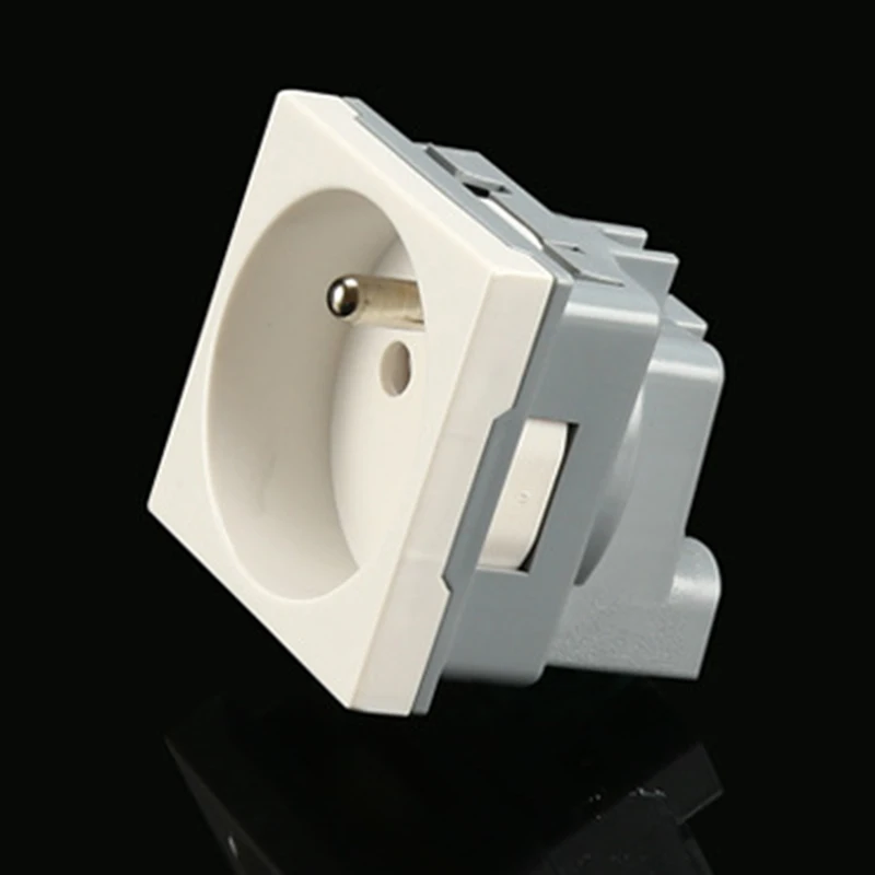 DIY Socket Function Key Module, French Standard Electrical Outlet