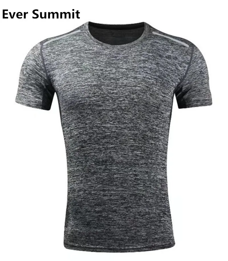 Плотная одежда Ever Summit Soccer Jersey S20170402 тонкие футболки для бега футболки по индивидуальному заказу эластичность Футбольная экипировка фитнес - Цвет: grey