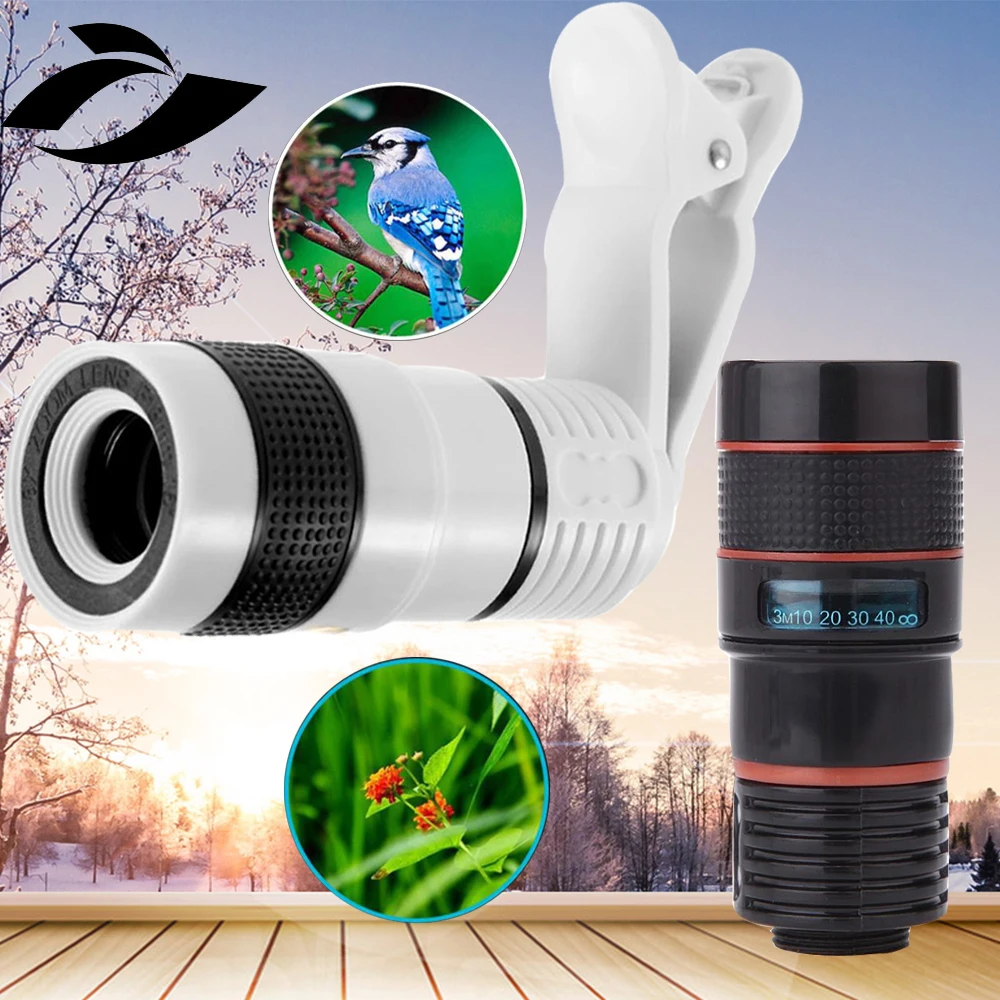 

High Quality 12x Optical Zoom Mobile Phone Telescope Lens HD Telescope Camera Lens For Universal Mobile iPhone HTC