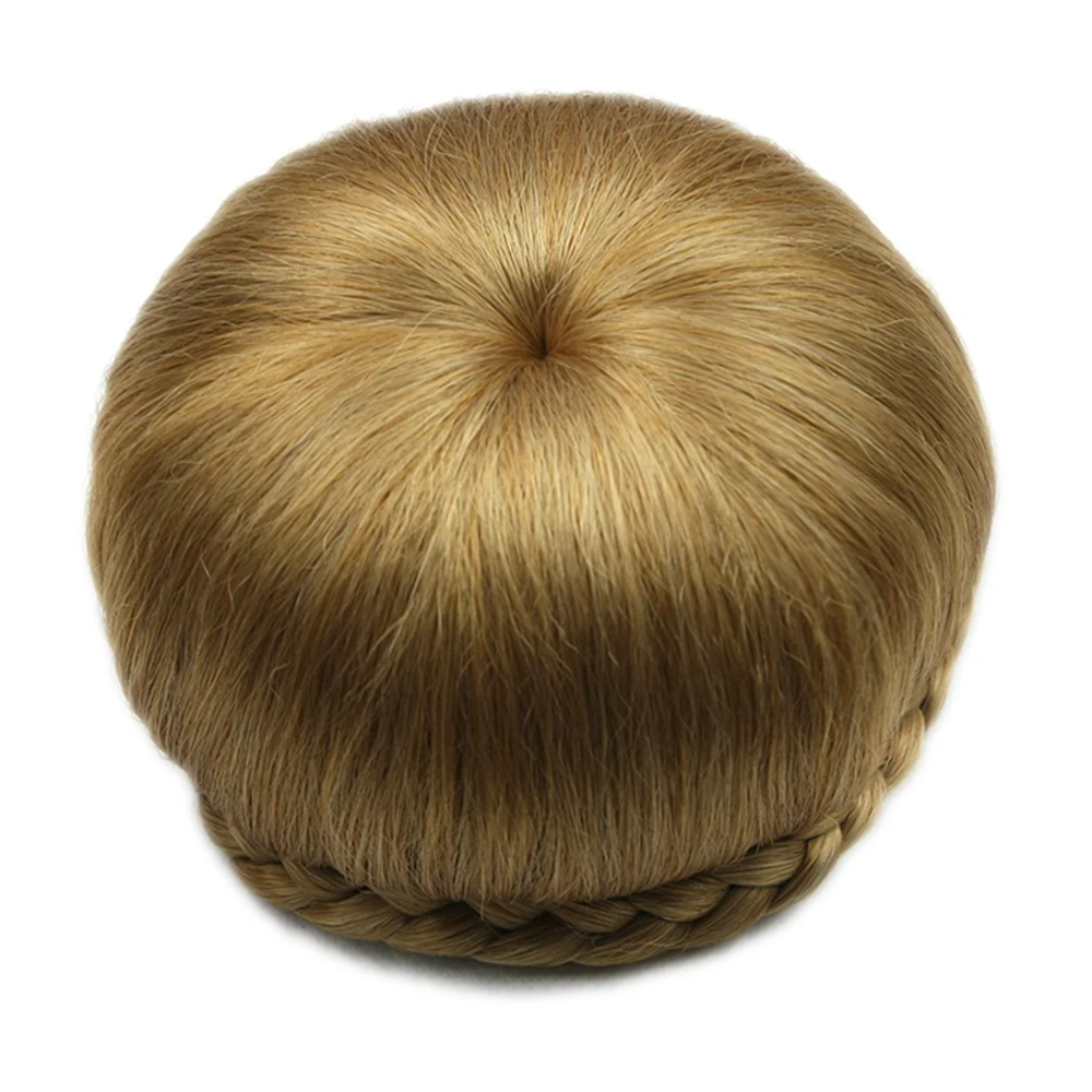 Плетеные Клип В Волосы Bun Chignon Donut ролика шиньоны Chignon парики