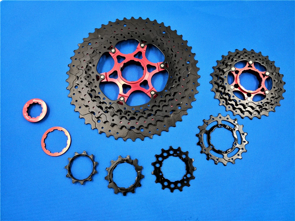 Большой комплект кассета MTB для велосипеда 32T / 34T 36T 38T + кассеты SunRace 42T 46T 50T