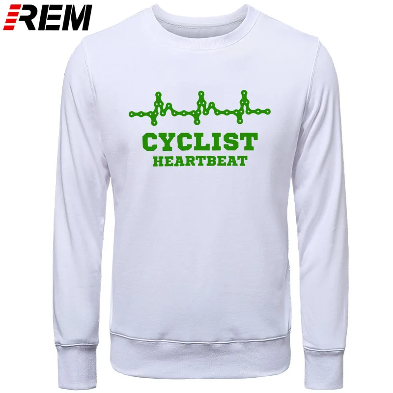 Для мужчин s CYCLINGer Cyclist Heartbeat Горный Дорожный велосипед Забавный велосипед мужские повседневные толстовки с длинными рукавами в китайском стиле, толстовки