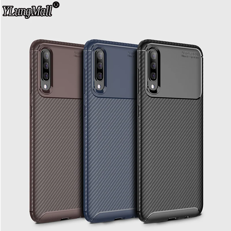 

Carbon Fiber Case for Funda Samsung A50 Case Samsung Galaxy A50 A70 A40 A10 A10e A20 A20e A30 A60 A2 Core Case Soft Back Cover