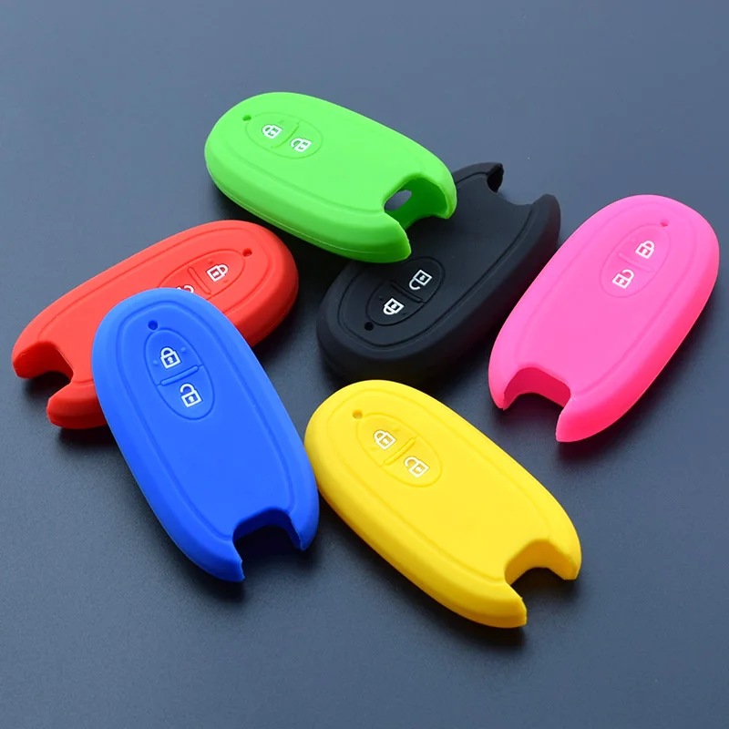 

silicone rubber key fob protect cover case skin for SUZUKI Swift Sport SX4 SCORSS grand vitara Wagon R stingray remote keyless